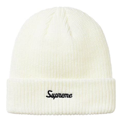 Supreme Loose Gauge Beanie Fw20 White Streetwear Official