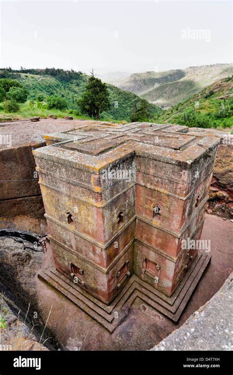 The Rock Hewn Churches Of Lalibela Ethiopia Stock Photo Alamy