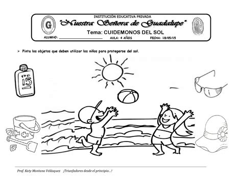 Tema Cuidemonos Del Sol By Katy Hormiguita Issuu