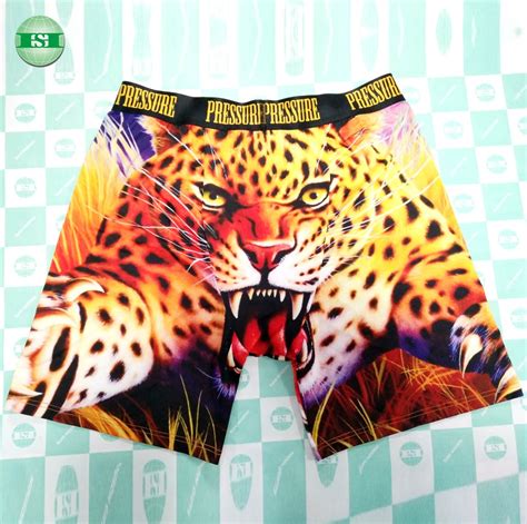 Custom Design Sublimation Printing Boxers Mens Underwear Tiger