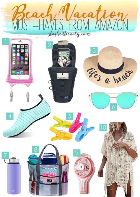 10 Beach Vacation Must Haves From Amazon Slashed Beauty Girls Beach