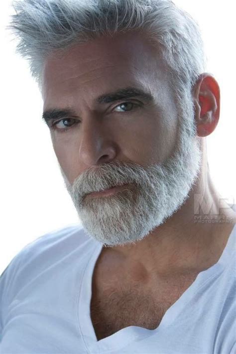 Making grey hair more black and white, here's a guide for everything men need to know about grey hair. Beards | Beard images, Grey hair men, Older mens hairstyles