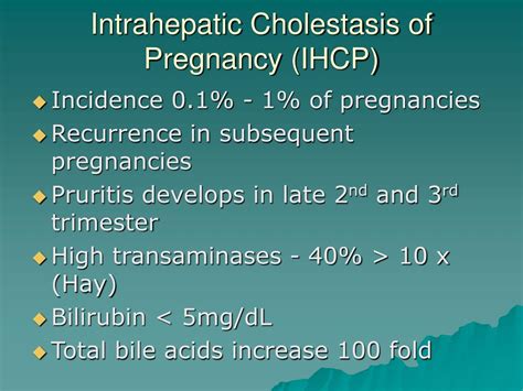 Ppt Intrahepatic Cholestasis Of Pregnancy Powerpoint Presentation
