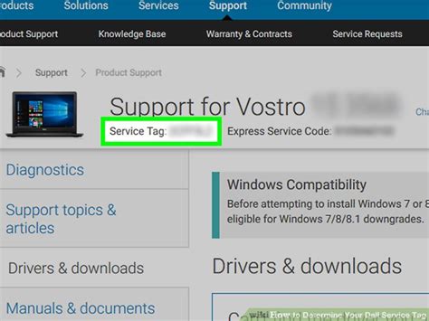 You need to find the model labeled: 3 Ways to Determine Your Dell Service Tag - wikiHow