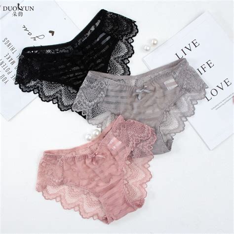Ladies Underwear Woman Panties Thin Lace Sexy Panties For Women Traceless Crotch Of Cotton
