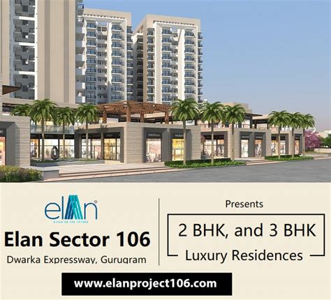 Ultra Luxury 34 Bhk By Elan 106 Gurgaon On Dwarka Expressway Issuewire