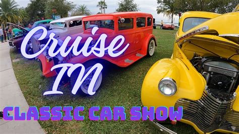 Downtown Cruise In Classic Car Show Eustis Florida Youtube