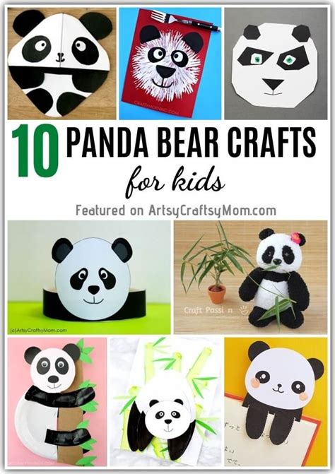 10 Playful Panda Crafts For Kids