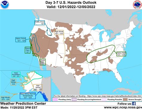 Nws Weather Prediction Center On Twitter An Updated Day Hazards