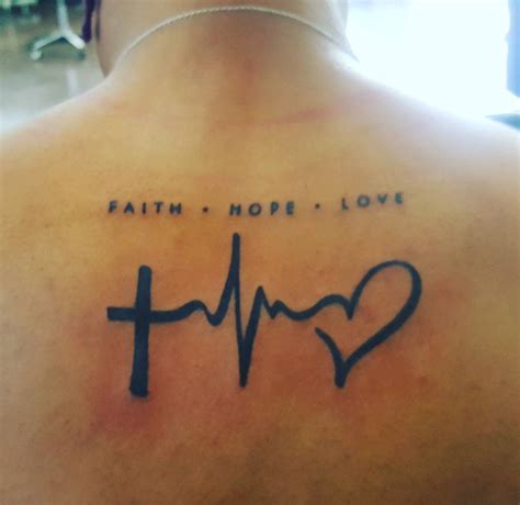 “heartfelt Desigпs Top 90 Faith Hope Love Tattoo Ideas To Celebrate
