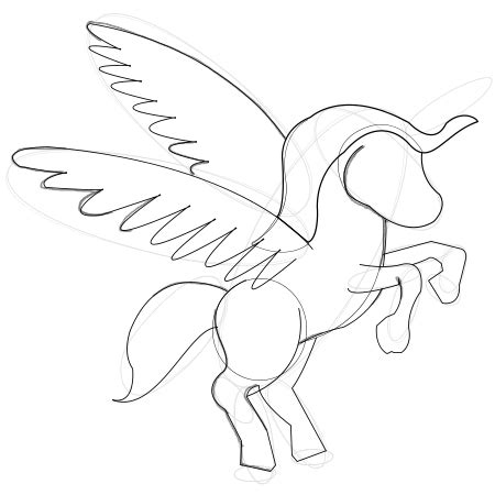This step is to help you see how the form will come to life. Paper Time: Step-by-step Instructions to Draw Unicorns ...