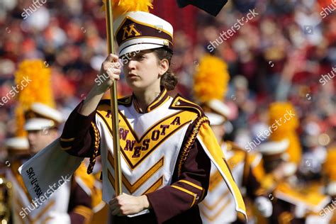 University Minnesota Marching Band Band Performs Editorial Stock Photo