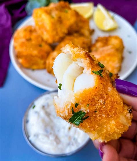 You only need to submerge the fish in the. Easy Air Fryer Fish Sticks + {VIDEO}