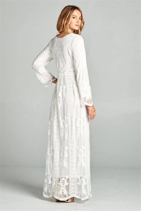 Hope Lds Temple Dress In White Lace Mormon Temple Dress Jen Clothing
