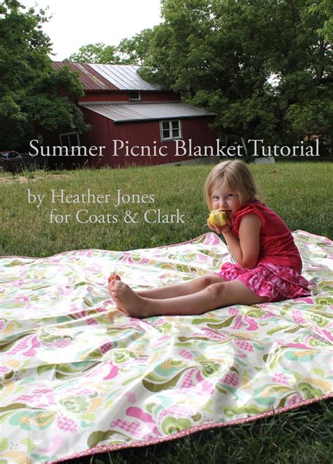 Summer Picnic Blanket Tutorial Summer Picnic Blanket Picnic Blanket