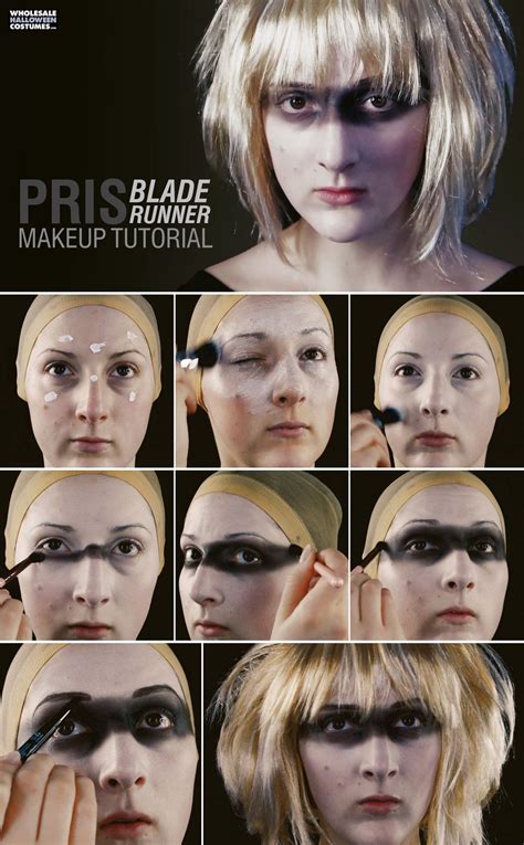Blade Runner Pris Makeup Tutorial Blade Runner Blade Runner Pris Character Makeup