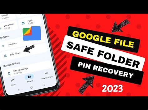 How To Reset Google Files Safe Folder PIN Password Google Files