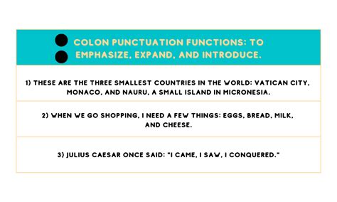 Colon Punctuation With Examples Uses And Grammar Explanations Grammar