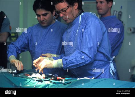 Keyhole Surgery At St Marys Hospital London Uk Stock Photo Alamy