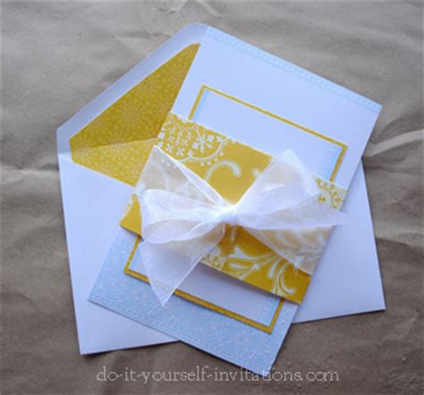 Here's another idea you can use to spice up the traditional wedding invite. Do It Yourself Wedding Invitations: Printing Onto DIY Kits And More