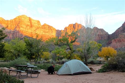 Camping In Zion National Park • Travel Tips