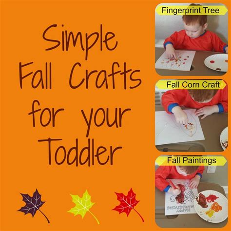 Fall Activities for Toddlers: Part 1 | Fall activities for toddlers ...