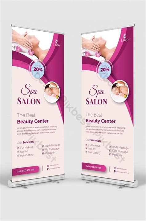 Poster Produk Kecantikan Contoh Desain Banner Spanduk Download Salon