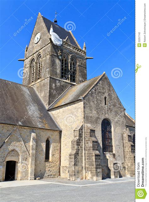 St Mere Eglise Normandy France Stock Photo Image Of Band Europe