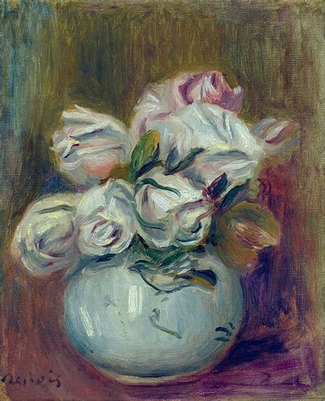 Pierre Auguste Renoir White Roses — Sothebys