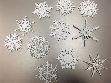3D Printed Winter Wonderland: The Snowflake Challenge