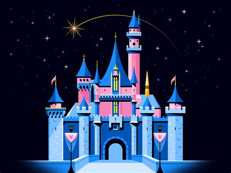 sleeping beauty s castle 🏰 by jarod octon on dribbble