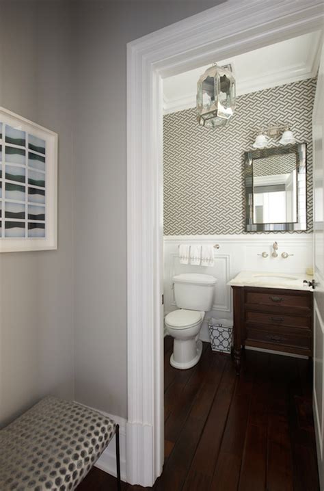 Transitional Powder Rooms Traditional Powder Room By Robeson Design