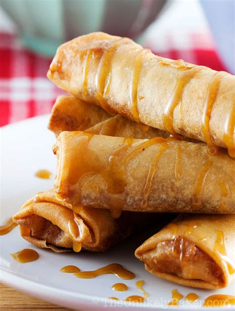 Also known as lumpiang saging (filipino for banana lumpia), is a philippine snack made of thinly sliced bananas (preferably saba or cardaba bananas), dusted with brown sugar, rolled in a spring roll wrapper and fried. Filipino Turon (Banana Lumpia) with Salted Caramel Sauce ...