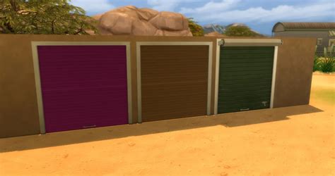 Functional Garage Doors Sims 4 Functional Objects Mods Enhance Sim