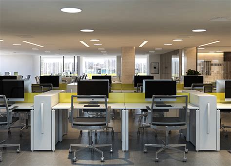 Office Interior Visualzation On Behance