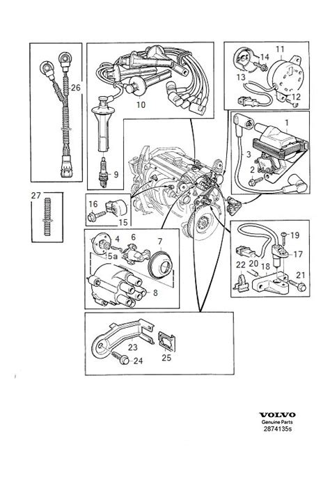 1998 Volvo V70 Engine Crankshaft Position Sensor. CRANKSHAFT POS. SE