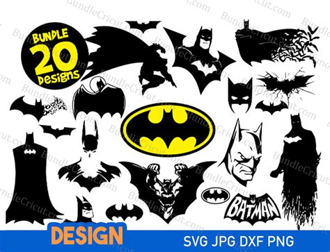 Batman Logo Bundle Svg File Batman Svg Dc Superhero Logo Svg The Best