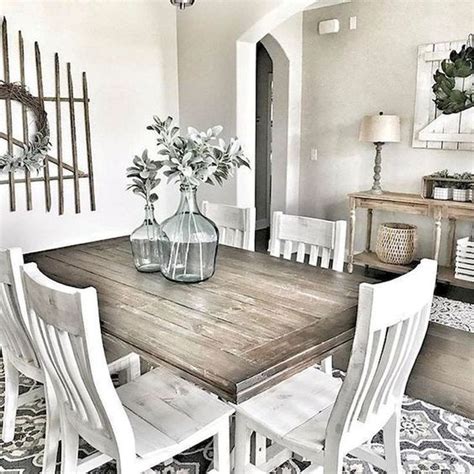 Elegant Farmhouse Dining Room Decor Country Dining Rooms French