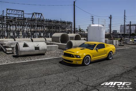 Screaming Yellow Shelby GT500 Without Stripes On MRR Rims CARiD Com