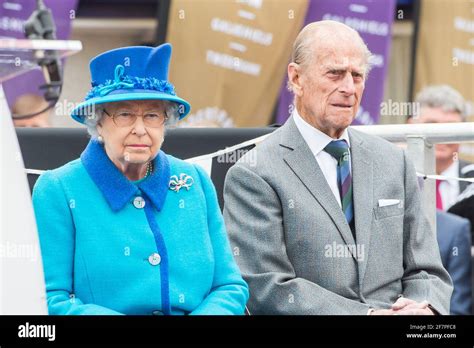 His Royal Highness Prince Philip Duke Of Edinburgh With Her Majesty