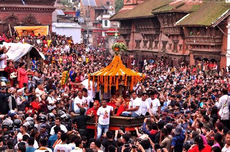 Indra Jatra Festival In Kathmandu Nepal Festival Nepal Kathmandu