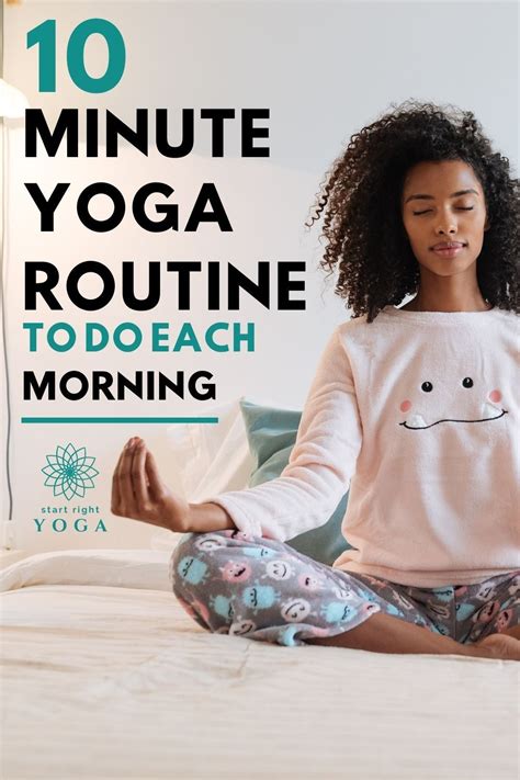 10 Minute Morning Yoga Routine For Beginners Yoga Routine For