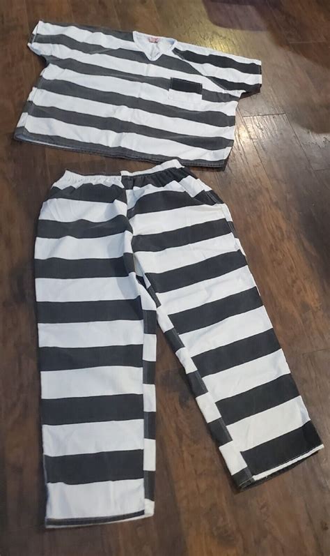 Authentic Bob Barker Prison Uniform Jail Inmate Cloth Gem