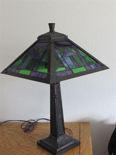 Prairie Style Lamp Prairie Style Lamp Stained Glass Projects Novelty