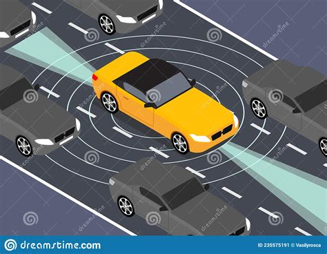 Autonomous Car Icon Drive Sensor Digital Autonomous Vehicle Car Self