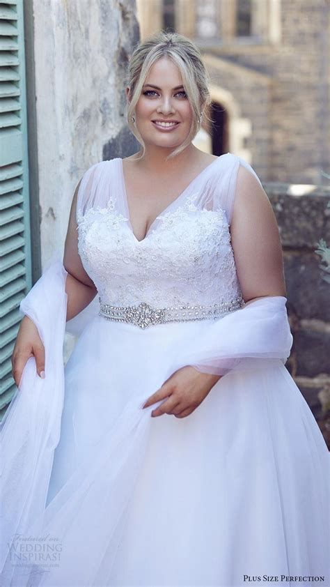 plus size perfection wedding dresses — “it s a love story” campaign wedding inspirasi plus