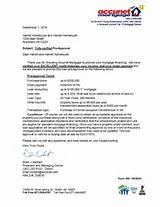 Pictures of Mortgage Pre Approval Letter Example
