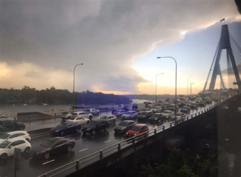 Sydney Storm Hail Rain As Second Storm In 2 Days Hits City Daily