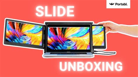 Slide Unboxing Triple Monitors For Your Laptop Youtube