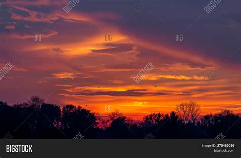 Dramatic Sunset Cloudy Image And Photo Free Trial Bigstock